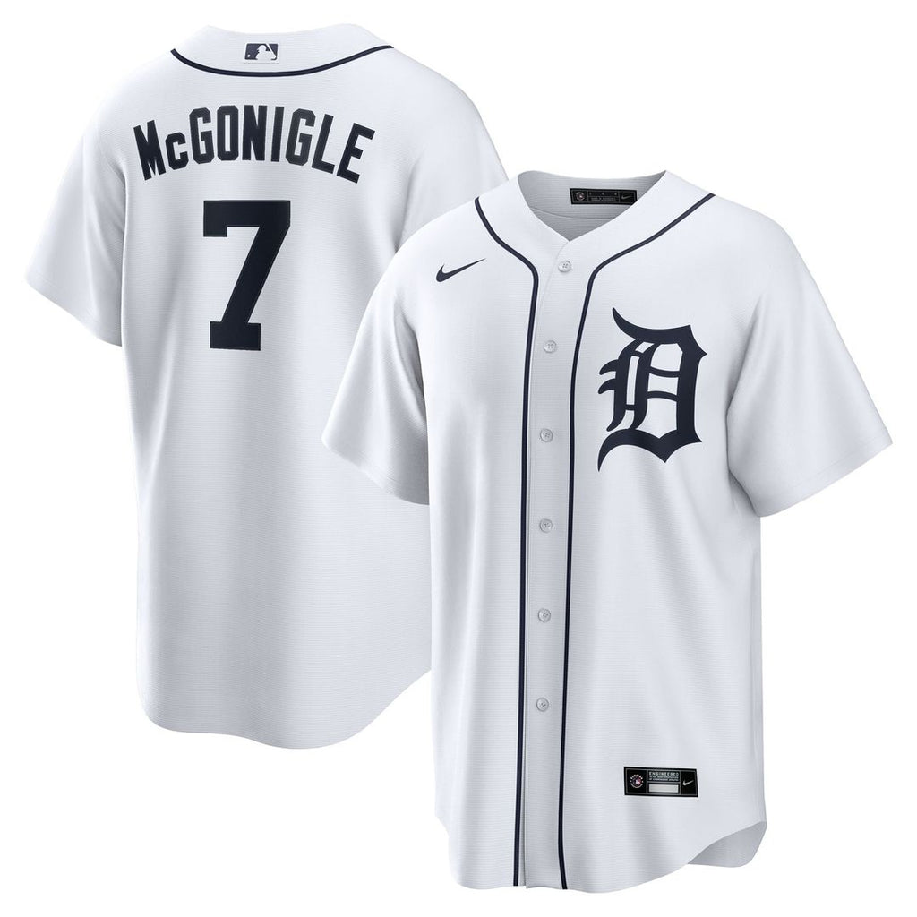 Detroit Tigers Kevin McGonigle Home Replica Jersey | White