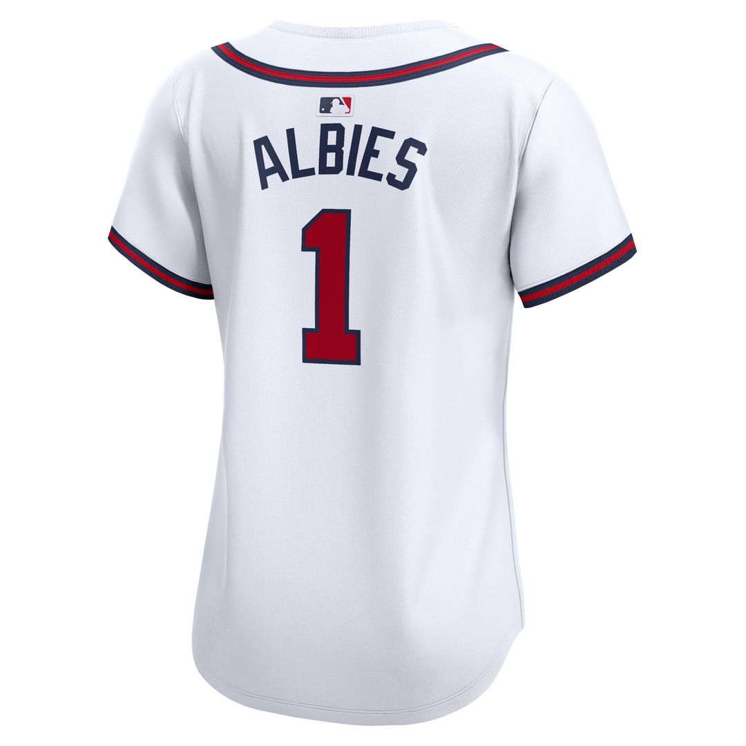 Atlanta Braves Ozzie Albies Women's Home Limited Jersey | White