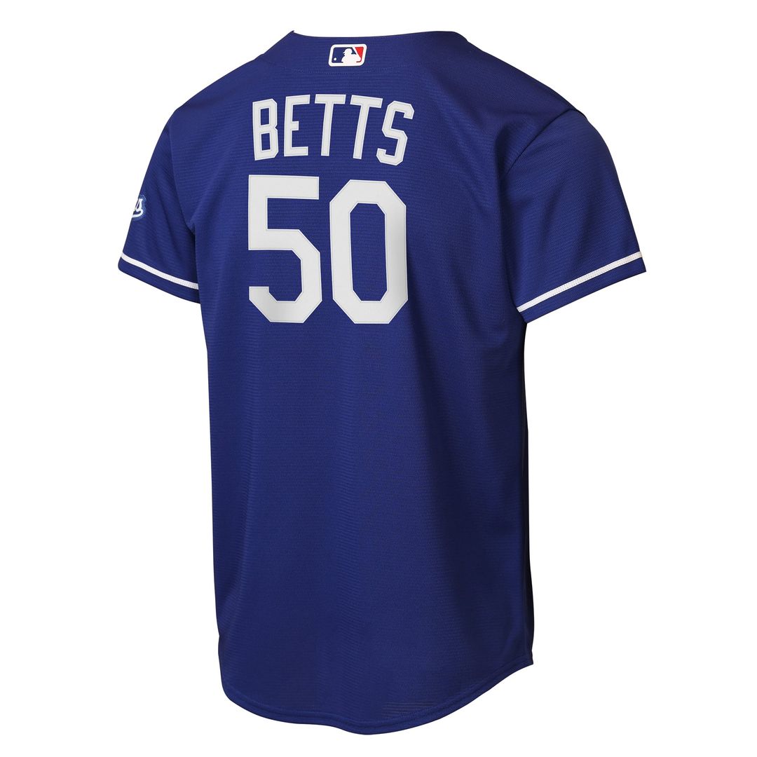 Los Angeles Dodgers Mookie Betts Youth Alternate Stadium Jersey | Royal