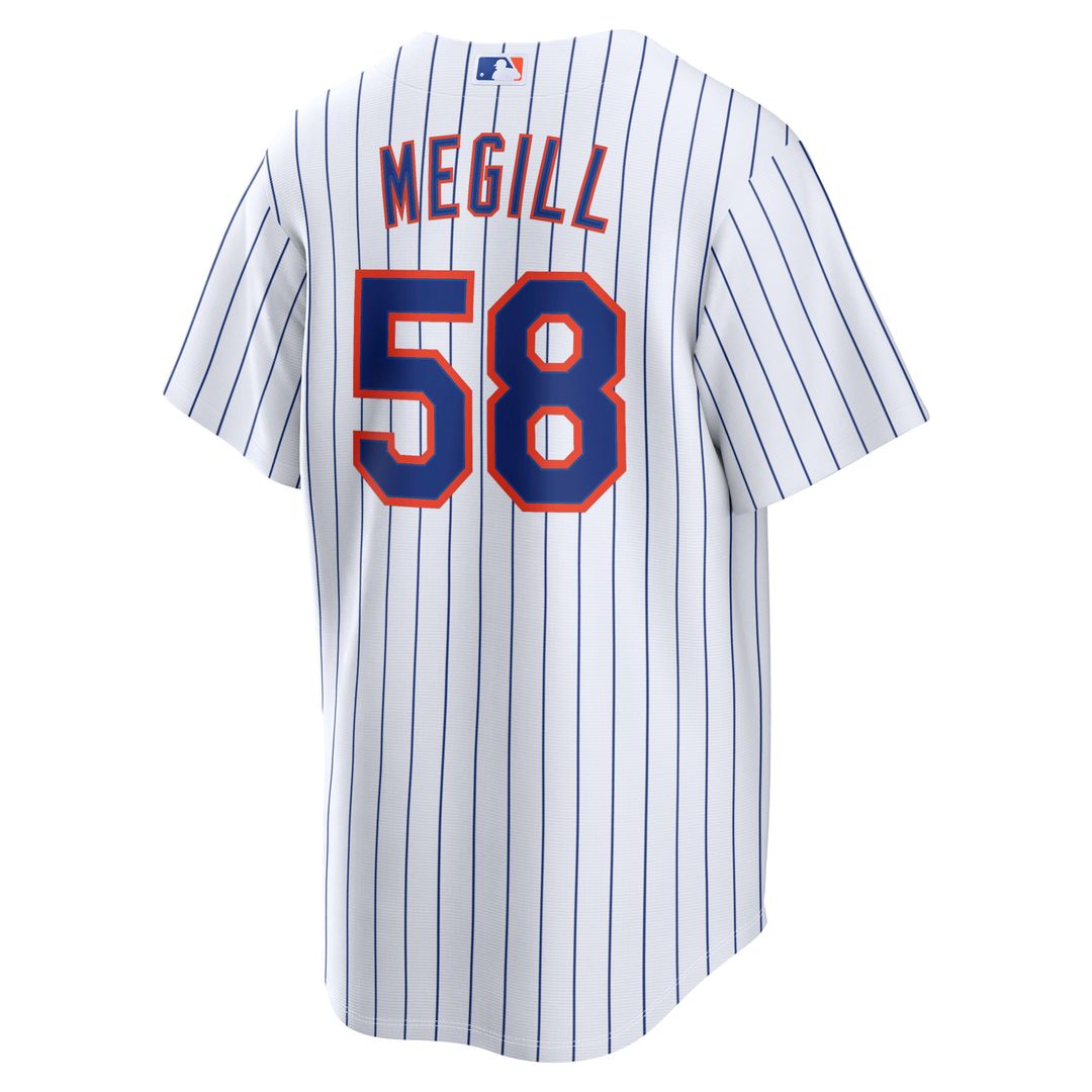 New York Mets Tylor Megill Home Replica Jersey | White