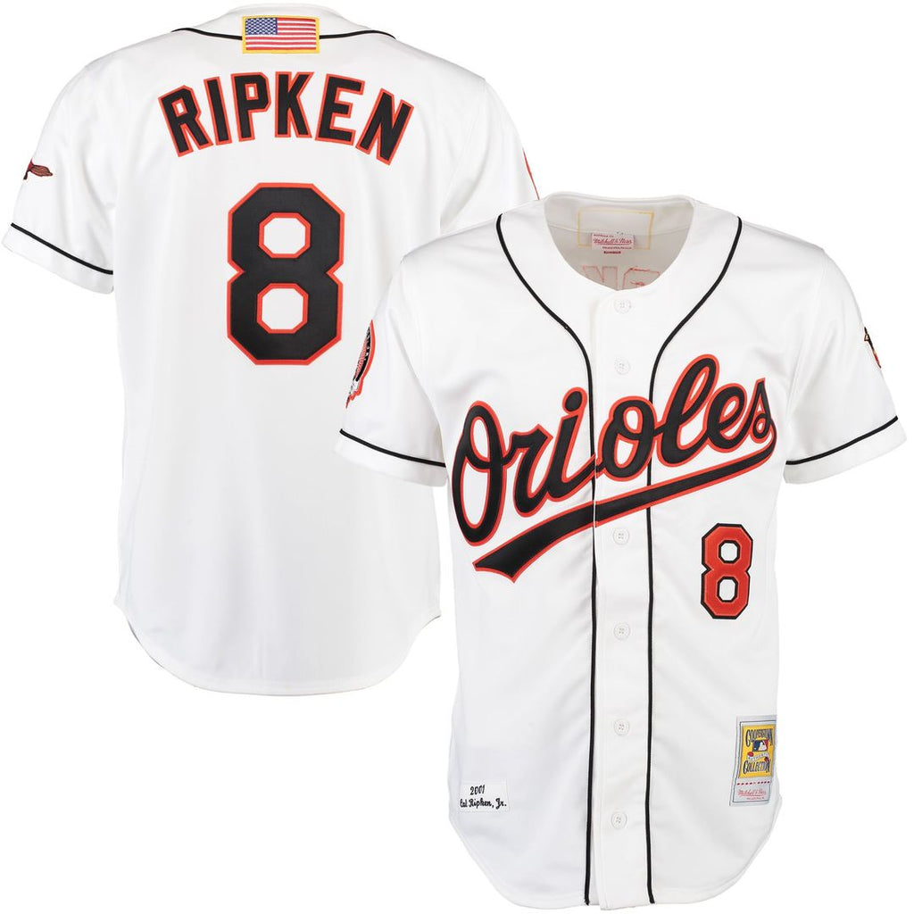 Baltimore Orioles Cal Ripken Home Authentic Jersey | White