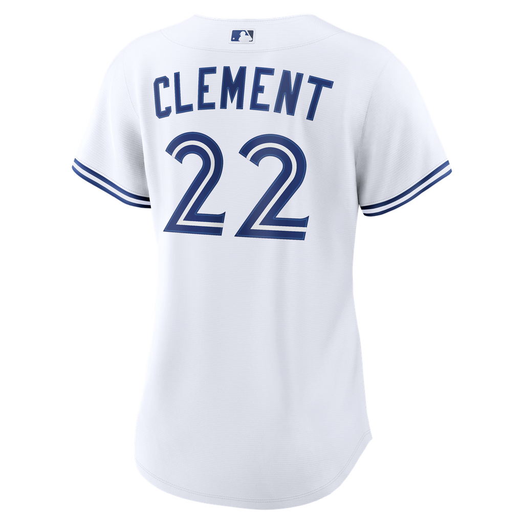Toronto Blue Jays Ernie Clement Women's Home Replica Jersey | White