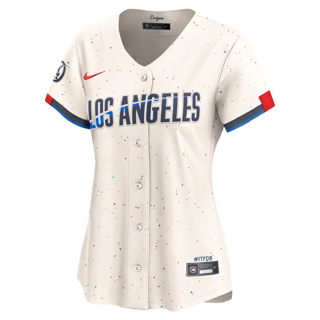 Los Angeles Dodgers Women's City Connect Limited Jersey | Cream