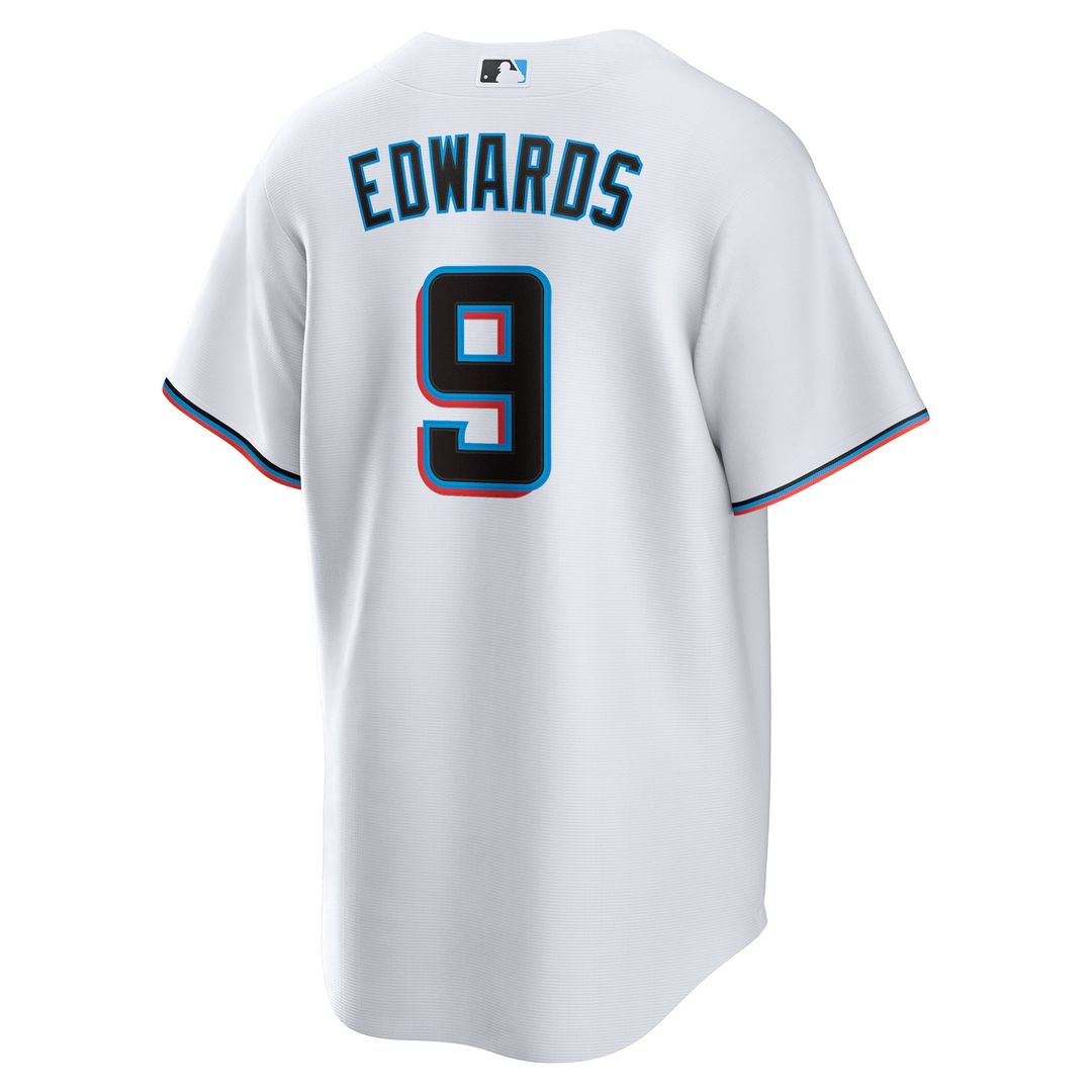 Miami Marlins Xavier Edwards Home Replica Jersey | White