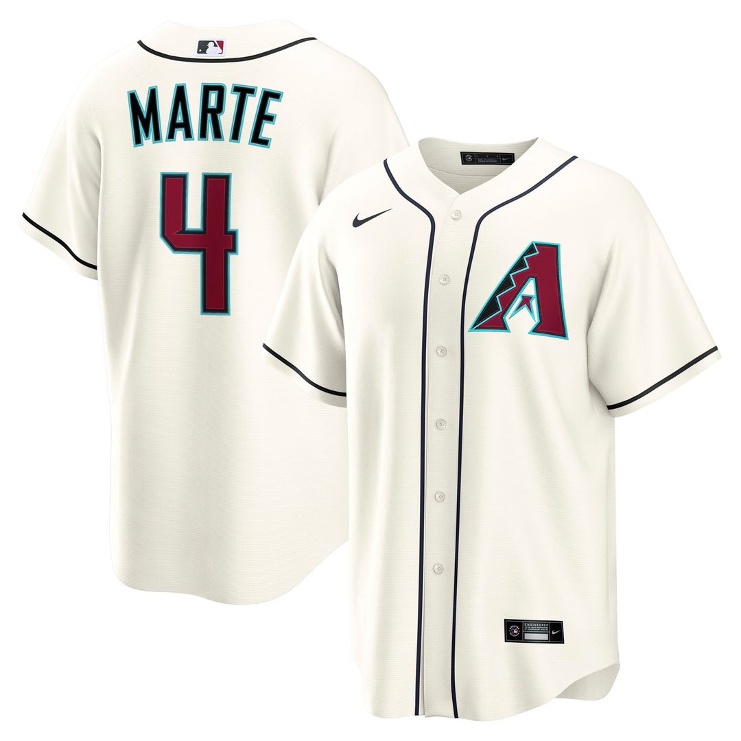 Arizona Diamondbacks Ketel Marte Home Replica Jersey | Cream