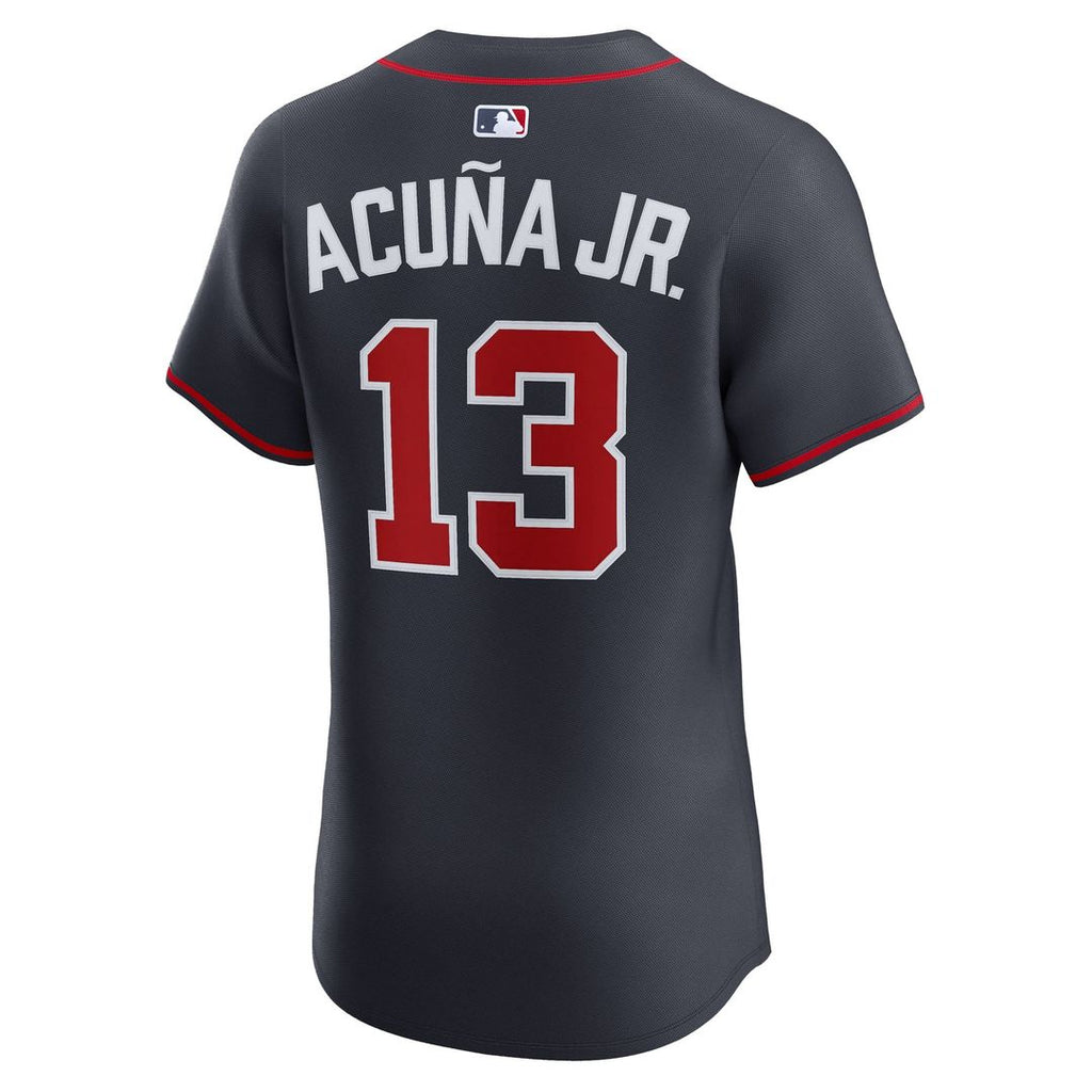 Atlanta Braves Ronald Acuña Jr. Alternate 2 Elite Jersey | Red