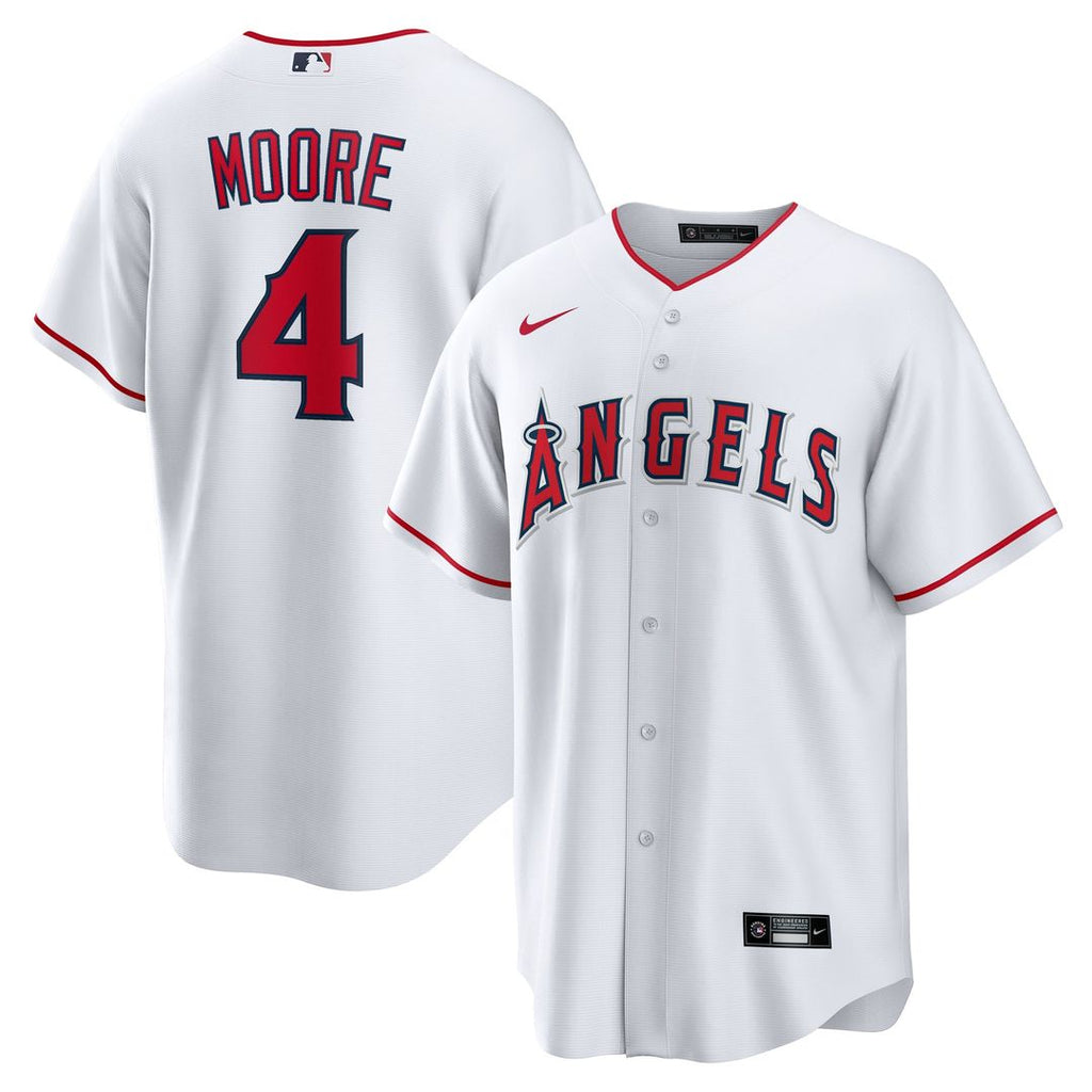 Los Angeles Angels Christian Moore Home Replica Jersey | White