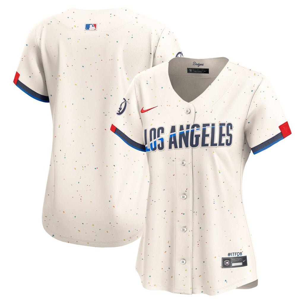 Los Angeles Dodgers Women's City Connect Limited Jersey | Cream