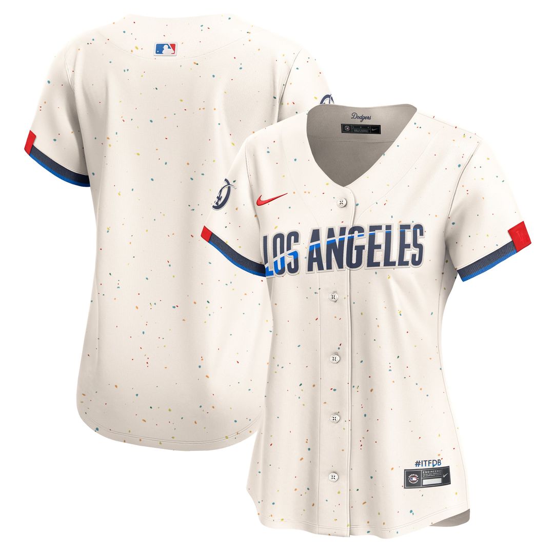 Los Angeles Dodgers Women's City Connect Limited Jersey | Cream