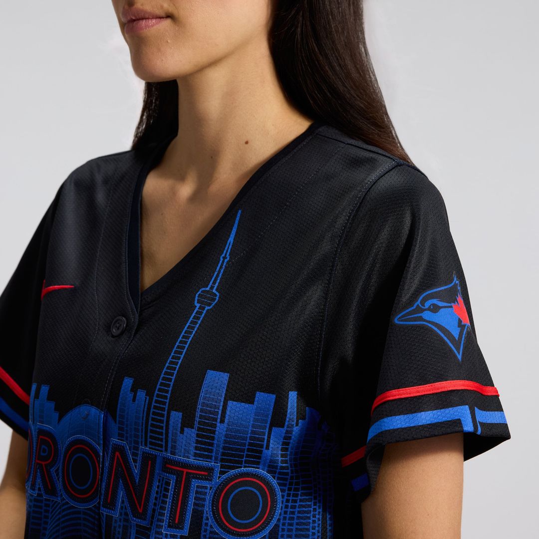 Toronto Blue Jays Vladimir Guerrero Jr. Women's 2024 City Connect Limited Jersey | Navy