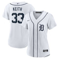 Detroit Tigers Colt Keith Women's Home Replica Jersey | White