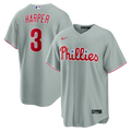 Philadelphia Phillies Bryce Harper Road Replica Jersey | Gray