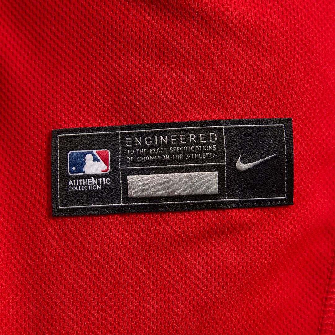 Cincinnati Reds Alternate Authentic Team Logo Jersey | Scarlet