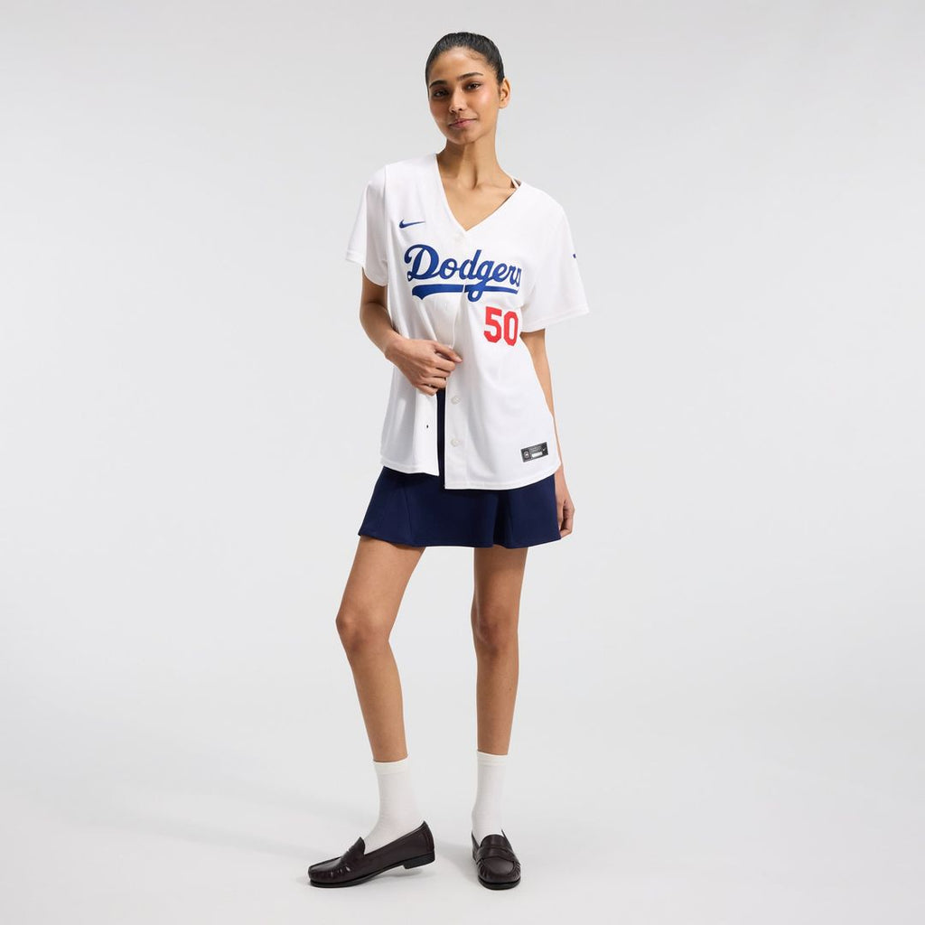 Los Angeles Dodgers Mookie Betts Women's Home Stadium Jersey | White