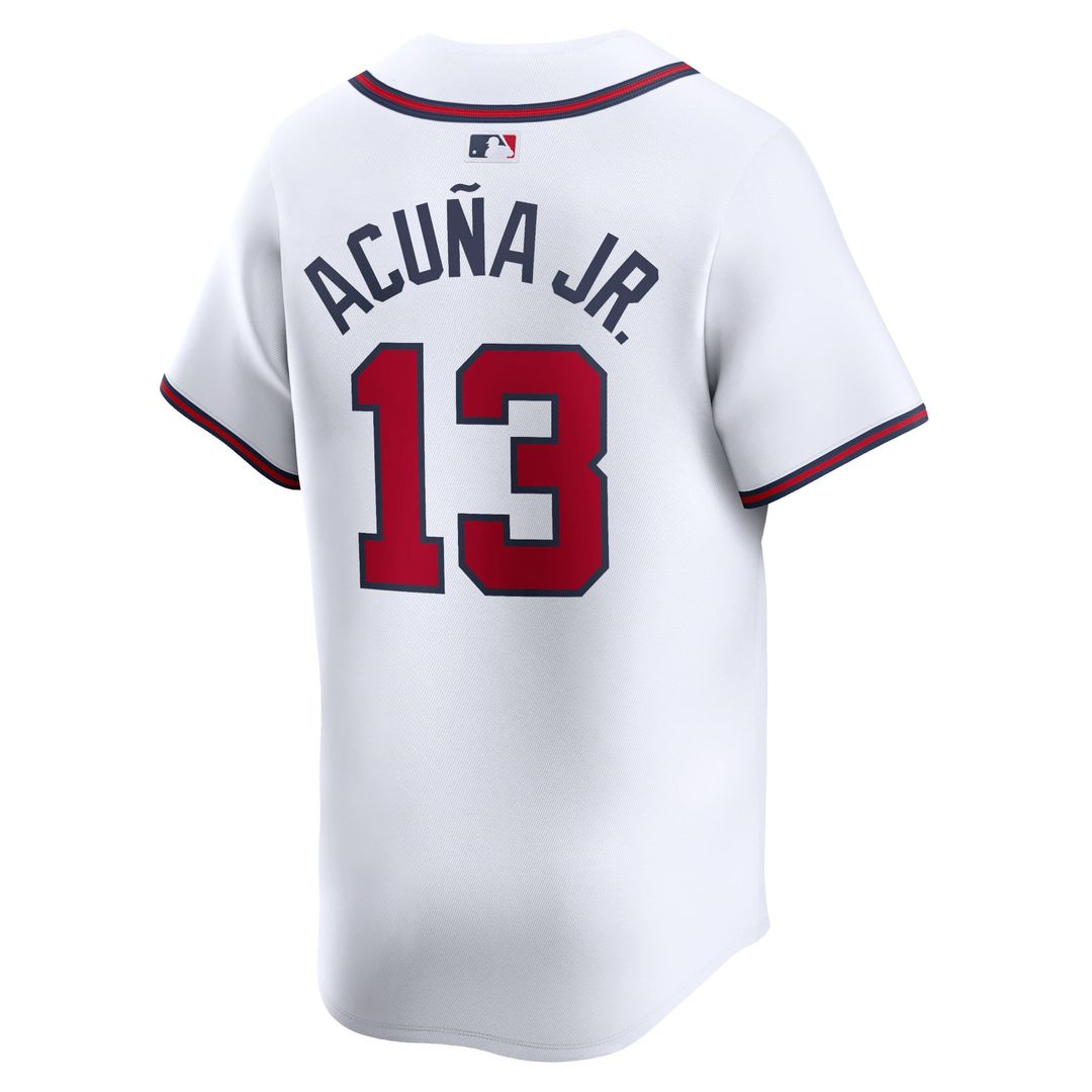 Atlanta Braves Ronald Acuña Jr. Home Limited Jersey | White