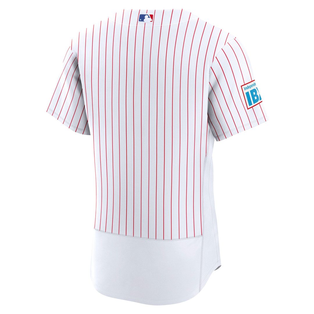 Philadelphia Phillies Home Sponsor Patch Authentic Jersey | White