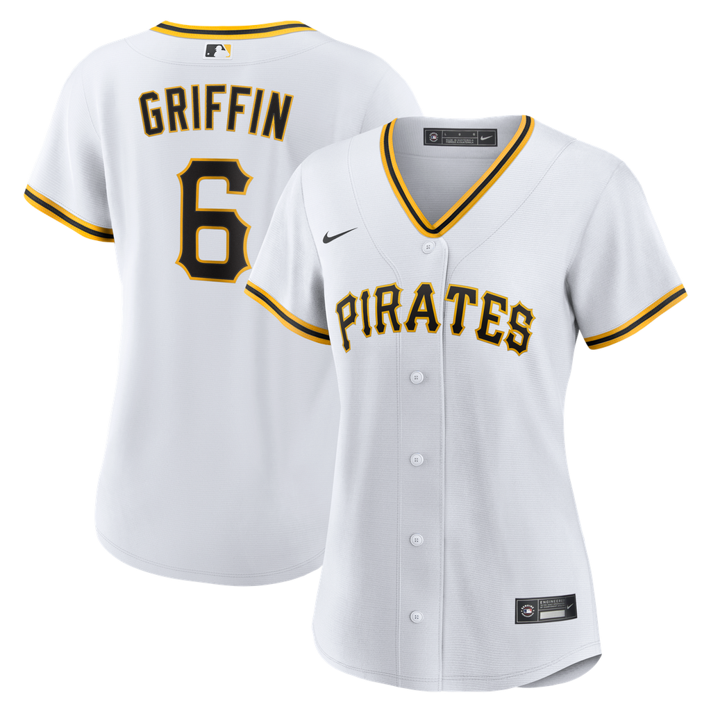 Pittsburgh Pirates Konnor Griffin Women's Home Replica Jersey | White