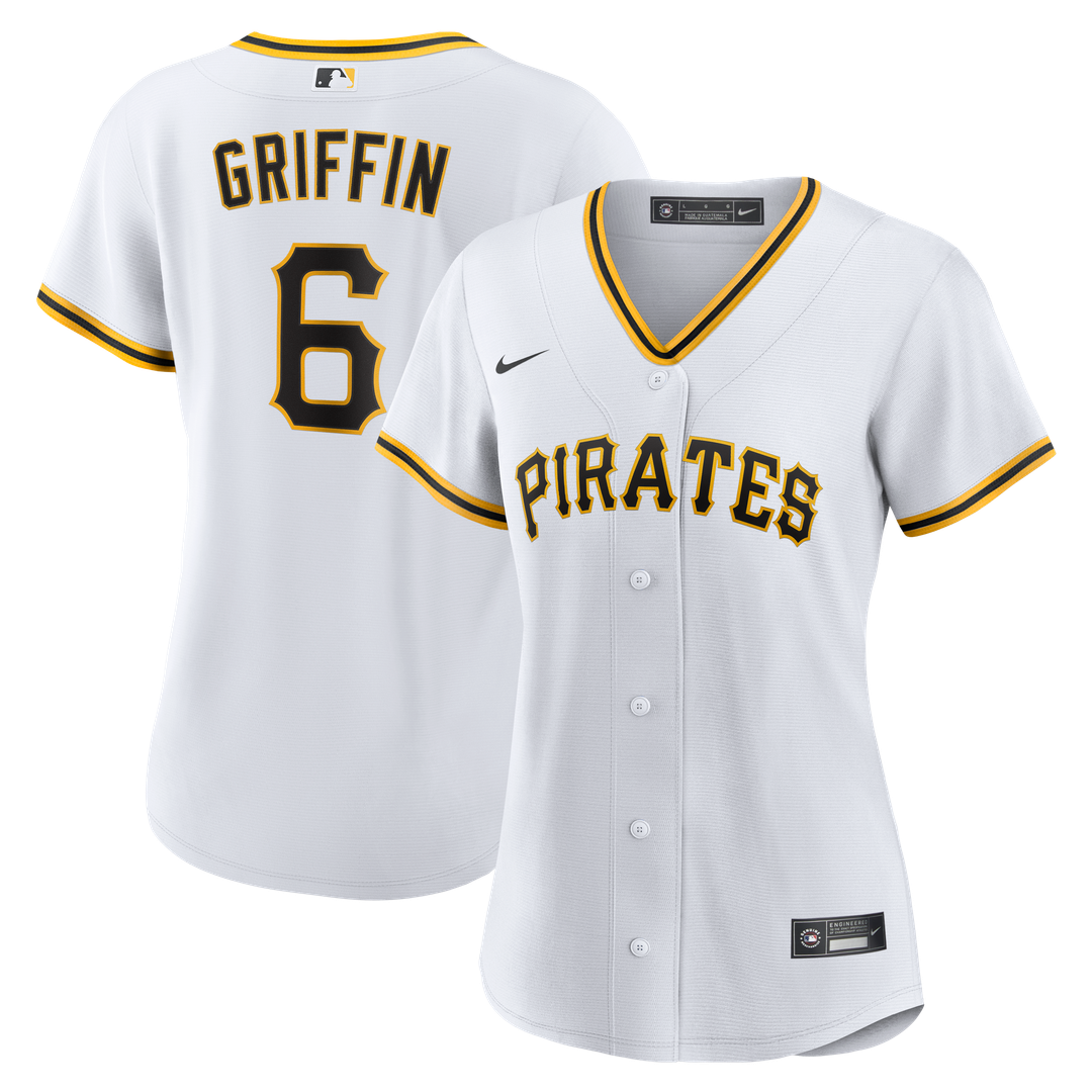 Pittsburgh Pirates Konnor Griffin Women's Home Replica Jersey | White