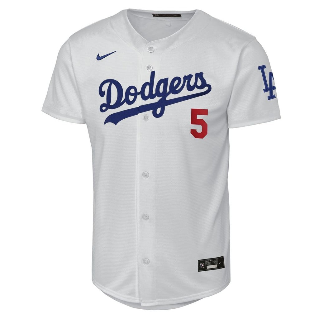 Los Angeles Dodgers Freddie Freeman Youth Home Stadium Jersey | White