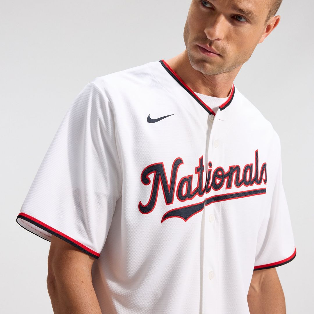 Washington Nationals CJ Abrams Home Replica Jersey | White