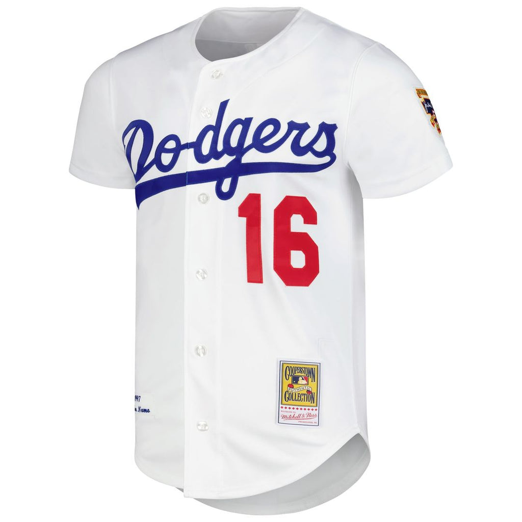 Los Angeles Dodgers Hideo Nomo Cooperstown Authentic Jersey | White