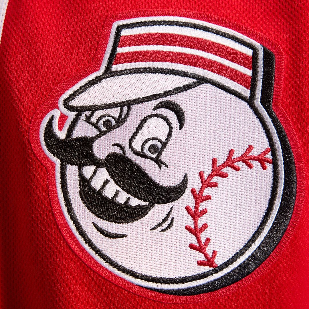 Cincinnati Reds Alternate Authentic Team Logo Jersey | Scarlet