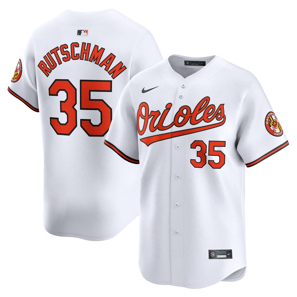 Baltimore Orioles Adley Rutschman Home Limited Jersey | White