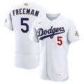 Los Angeles Dodgers Freddie Freeman 2026 Gold Collection Authentic Jersey | White