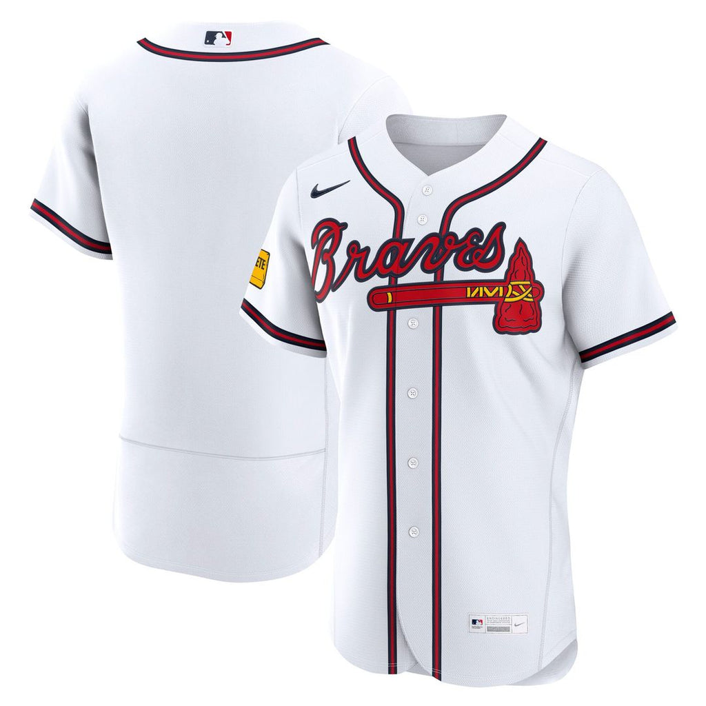 Atlanta Braves Home Authentic Jersey | White