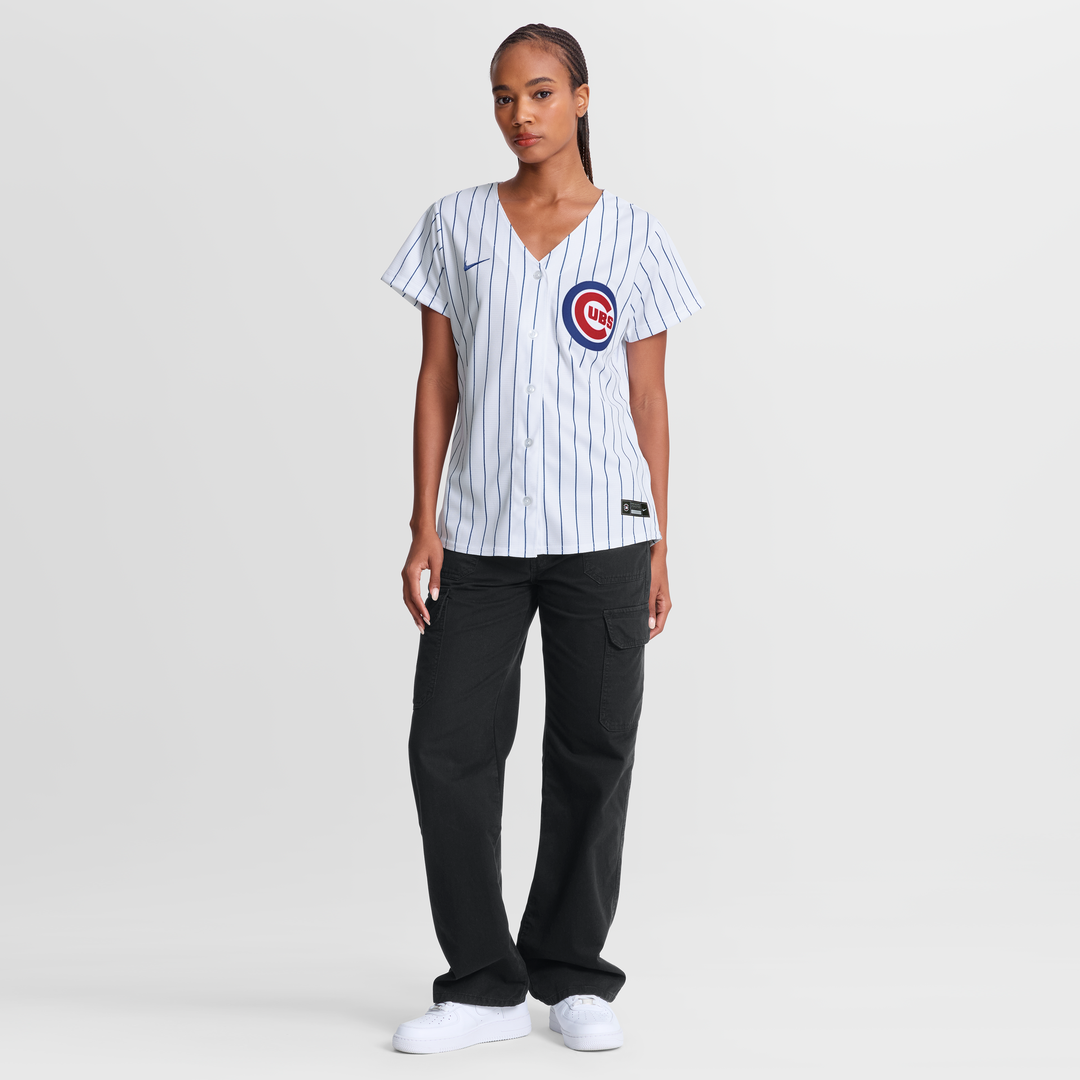 Chicago Cubs Women's Home Replica Jersey | White