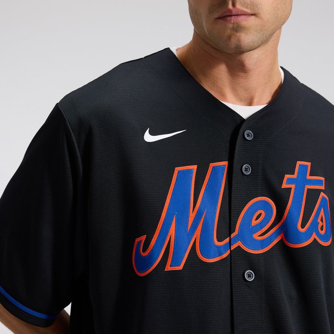 New York Mets Starling Marte Alternate Replica Jersey | Black