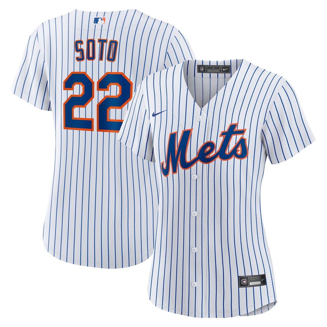 New York Mets Juan Soto Women's Home Replica Jersey | White