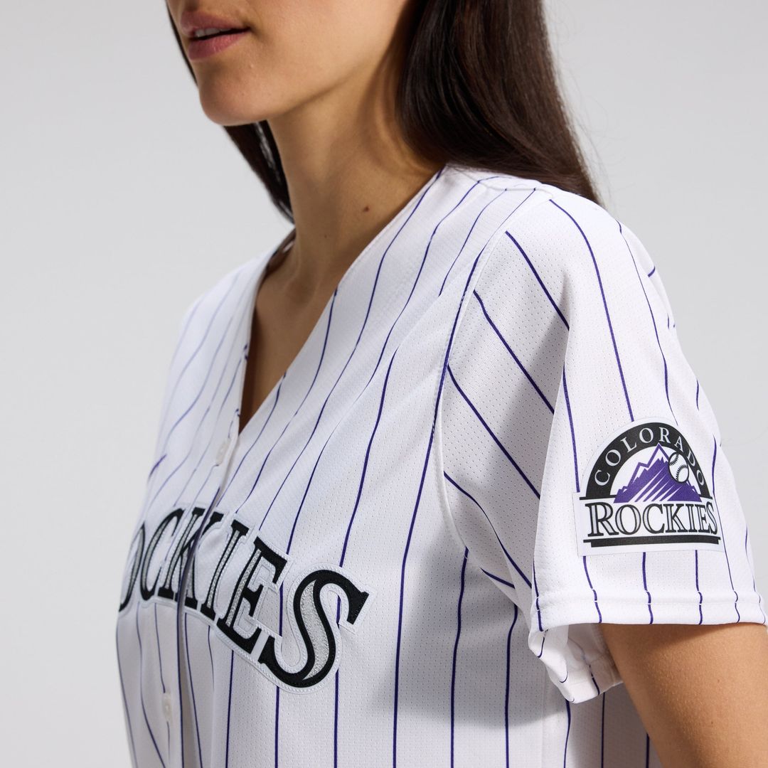 Colorado Rockies Women's Home Limited Jersey | White
