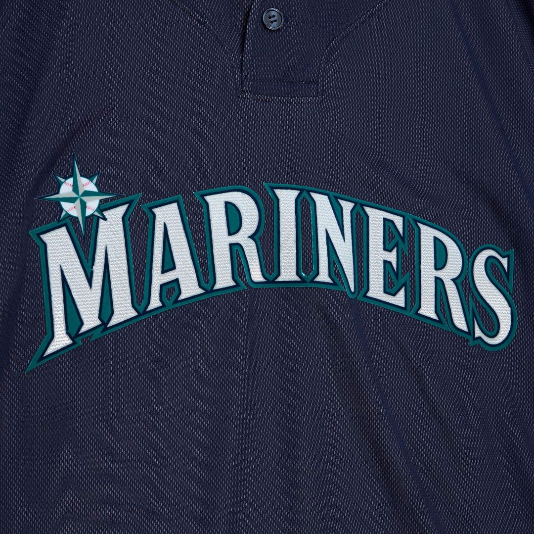 Seattle Mariners Ichiro Suzuki Big & Tall Cooperstown Mesh Batting Practice Jersey | Navy