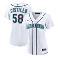 Seattle Mariners Luis Castillo Women's Home Replica Jersey | White