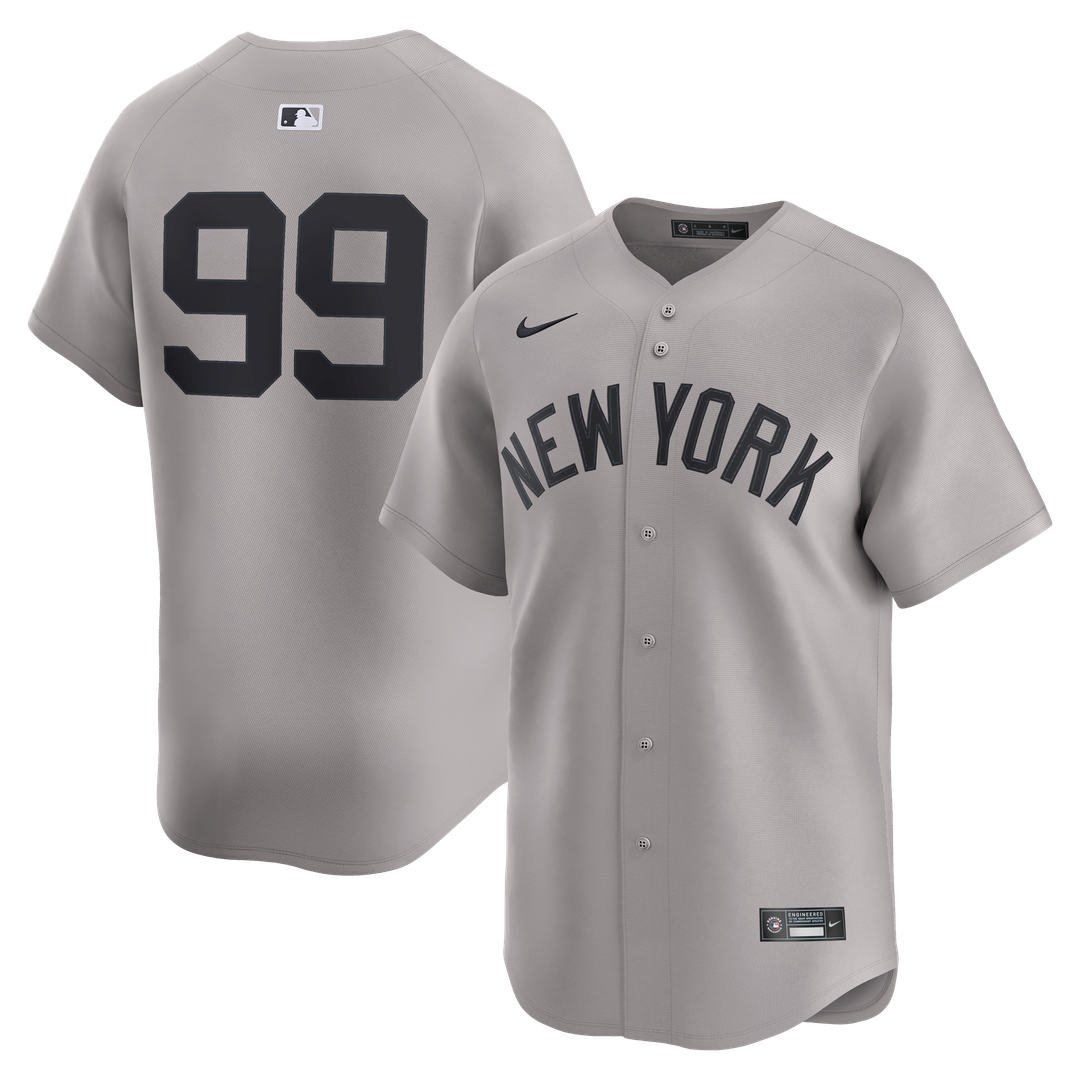 New York Yankees Aaron Judge Road Limited Jersey | Gray