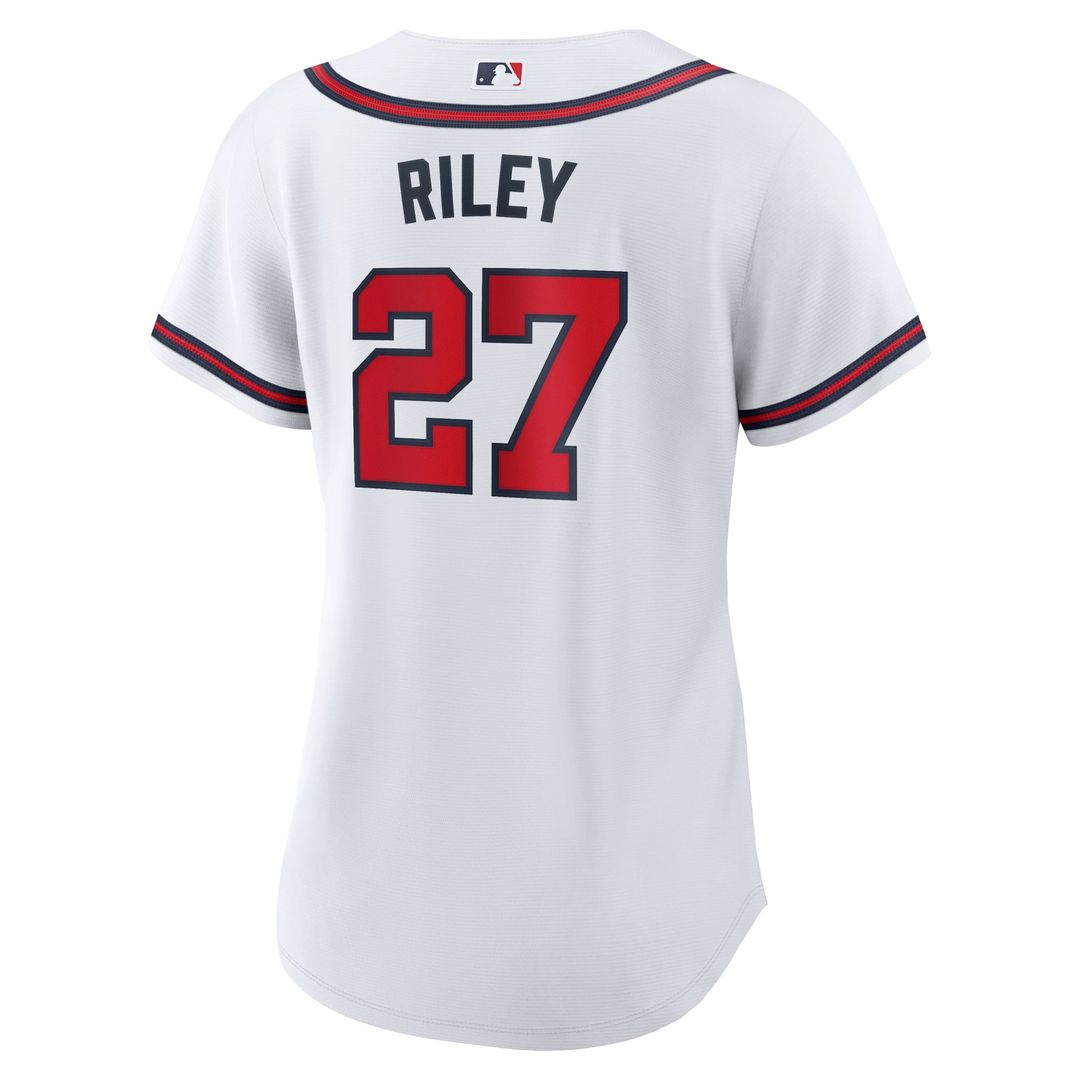 Atlanta Braves Austin Riley Women's Home Replica Jersey | White