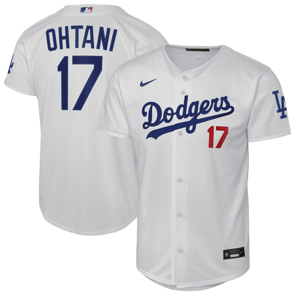 Los Angeles Dodgers Shohei Ohtani Youth Home Stadium Jersey | White