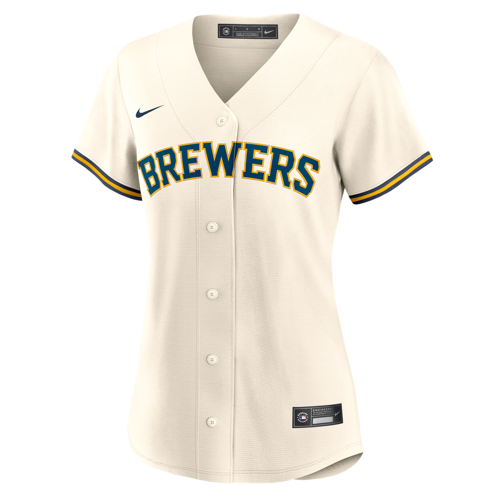 Milwaukee Brewers Sal Frelick Women's Home Replica Jersey | Cream