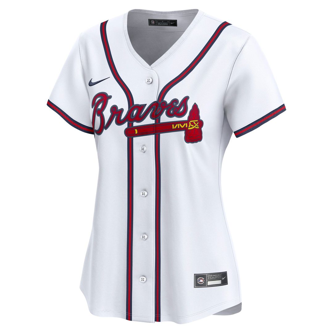 Atlanta Braves Women's Home Limited Jersey | White