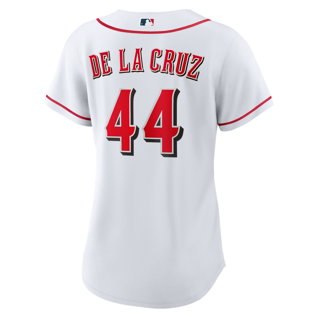 Cincinnati Reds Elly De La Cruz Women's Home Replica Jersey | White