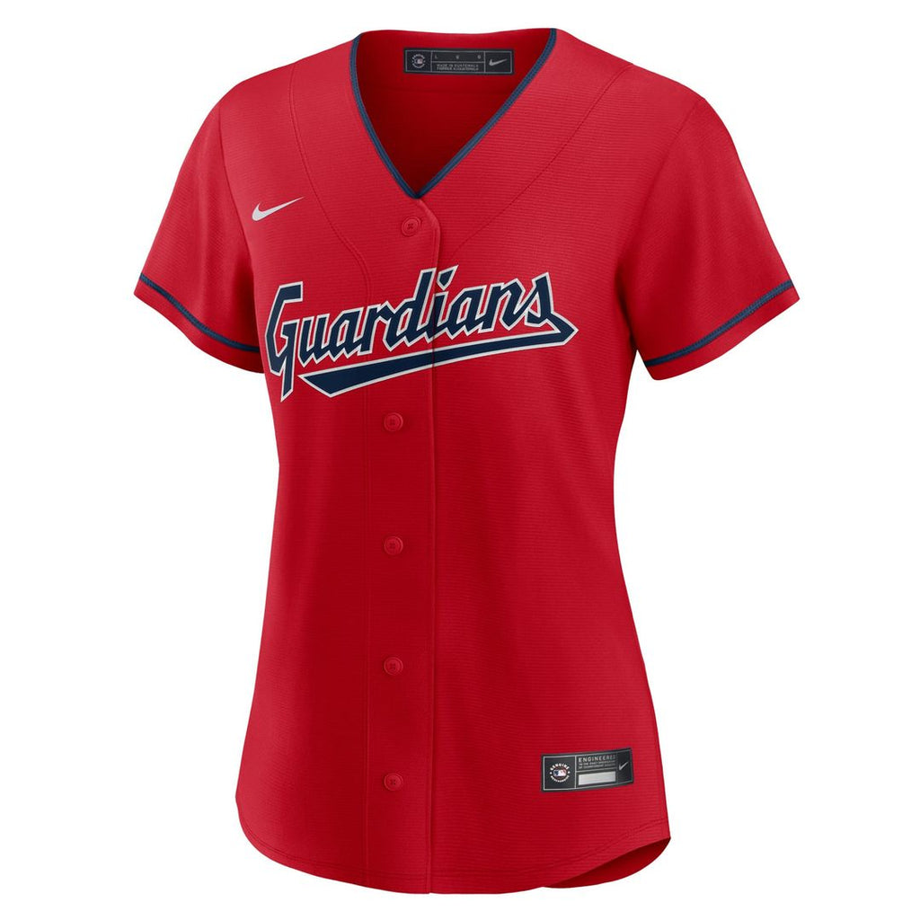Cleveland Guardians Women's Alternate Replica Team Jersey | Red