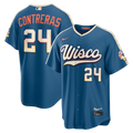 Milwaukee Brewers William Contreras 2026 City Connect Stadium Jersey | Mineral Blue