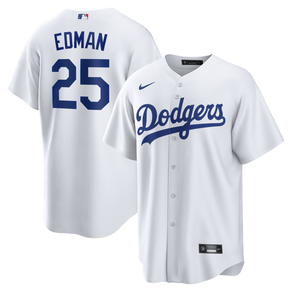 Los Angeles Dodgers Tommy Edman Home Replica Jersey | White