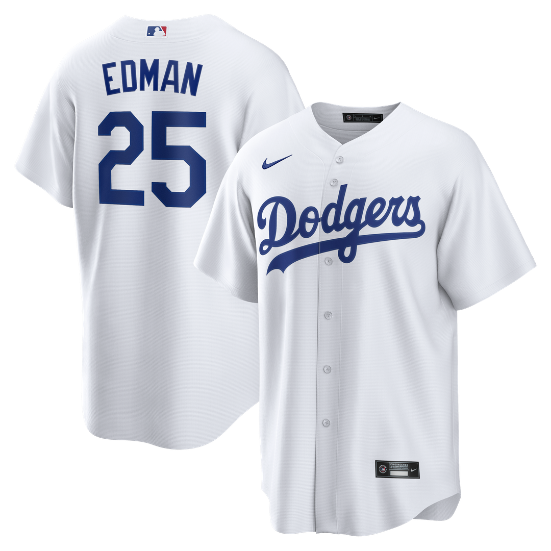 Los Angeles Dodgers Tommy Edman Home Replica Jersey | White