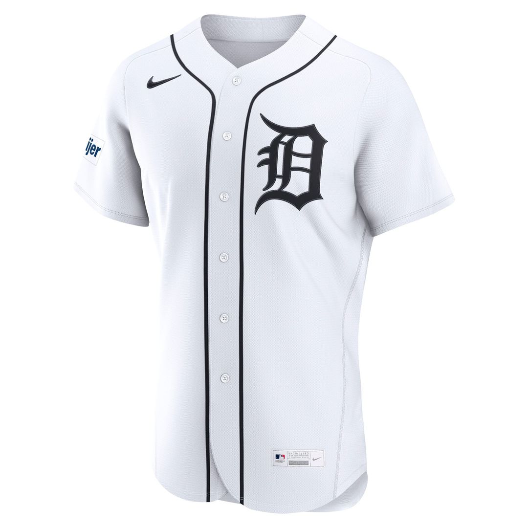 Detroit Tigers Home Authentic Jersey | White