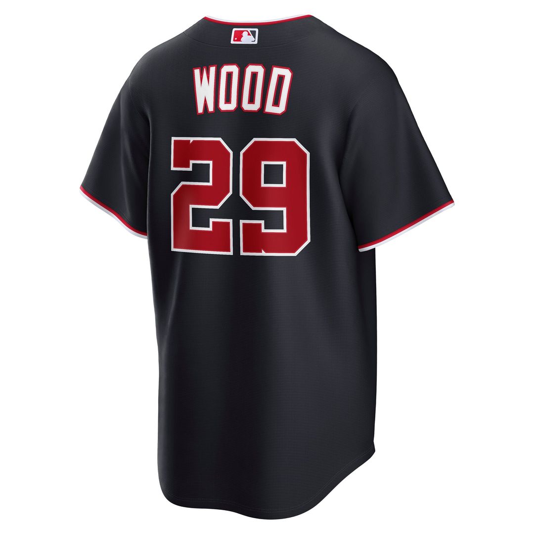 Washington Nationals James Wood Road Replica Jersey | Gray
