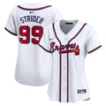 Atlanta Braves Spencer Strider Women's Home Limited Jersey | White