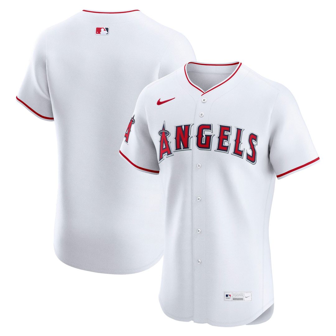 Los Angeles Angels Home Elite Jersey | White