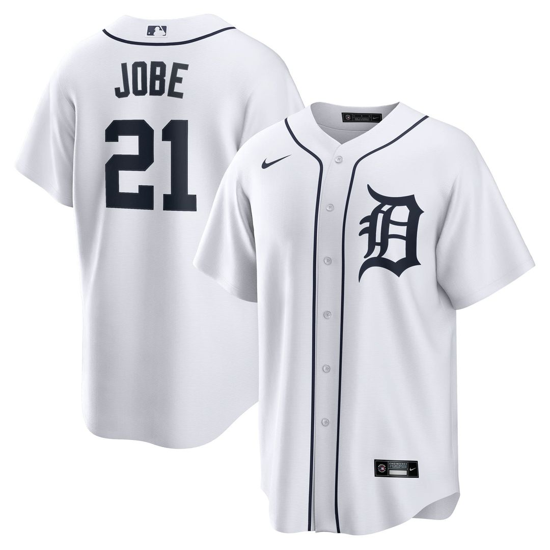 Detroit Tigers Jackson Jobe Home Replica Jersey | White